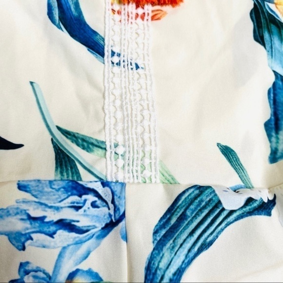 𝅺toddler Girl Flower Boho Backless Tassel Romper - Picture 4 of 8